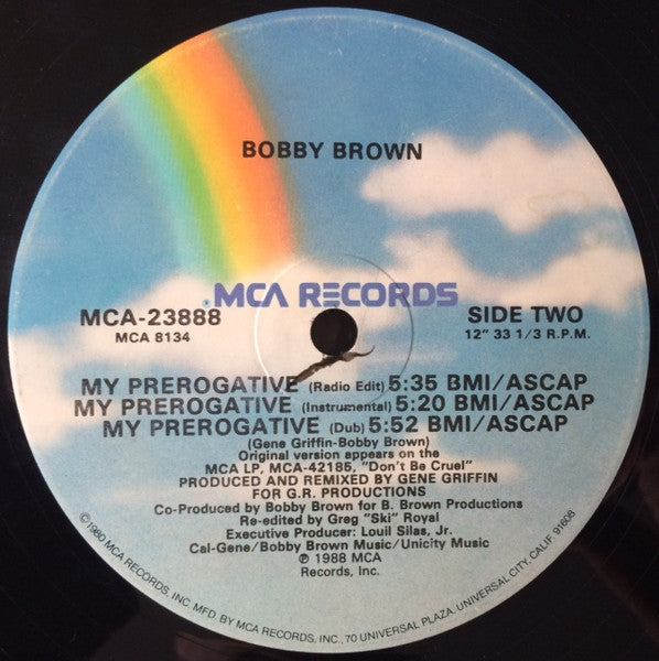 Bobby Brown – My Prerogative (Used vinyl)