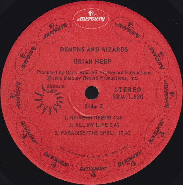 Uriah Heep – Demons And Wizards (Used vinyl)