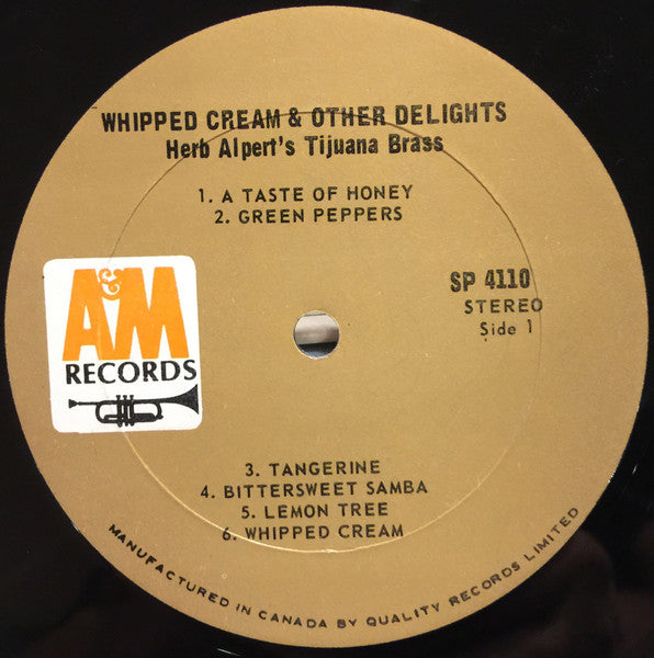 Herb Alpert's Tijuana Brass – Whipped Cream & Other Delights (Used vinyl)