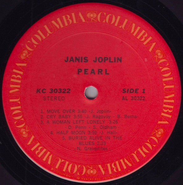 Janis Joplin – Pearl (Used vinyl)