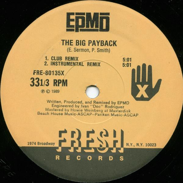 EPMD – The Big Payback (Used vinyl)
