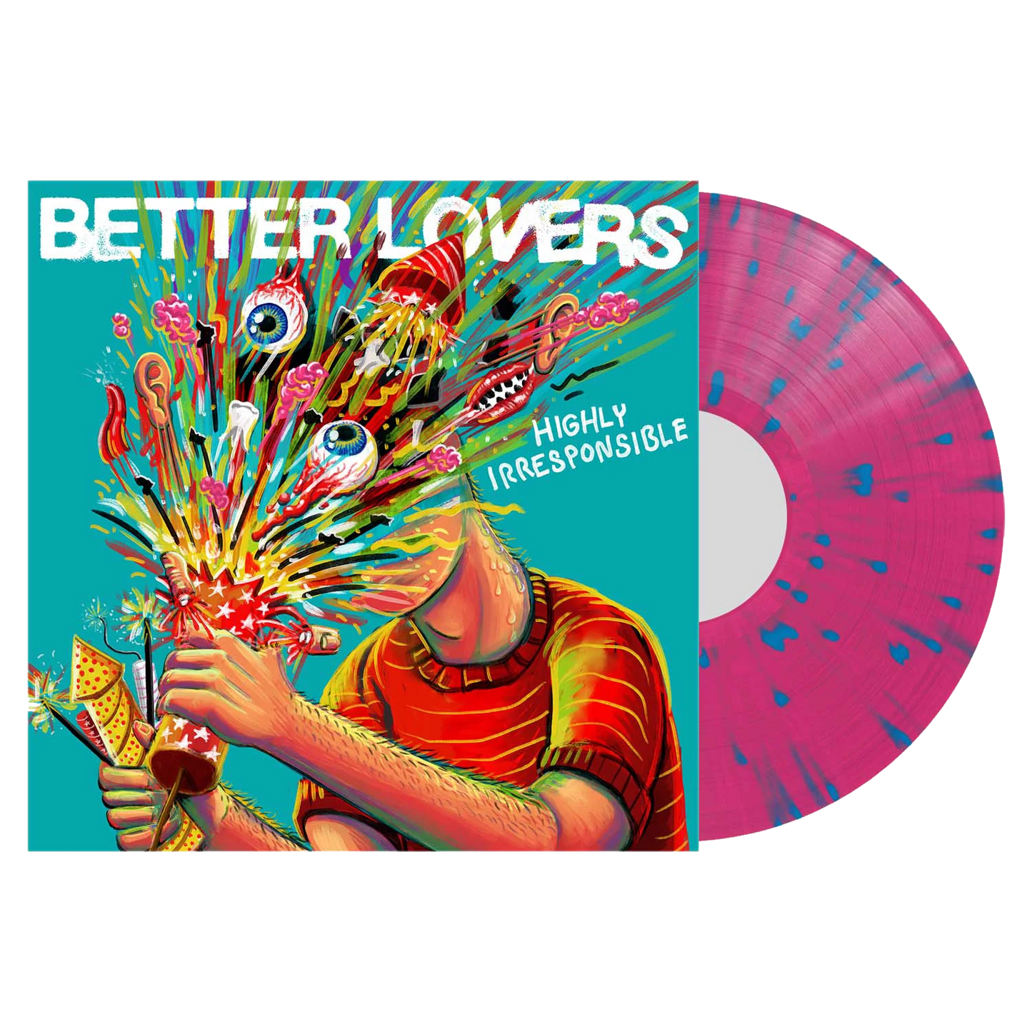 Better Lovers - Highly Irresponsible (Pink/Blue splatter new vinyl)