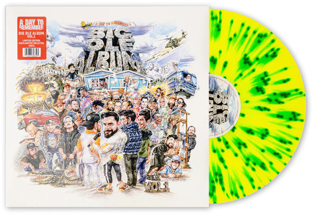 A Day to Remember - Big Ole Album Vol. 1 (Highlighter Splatter New Vinyl)