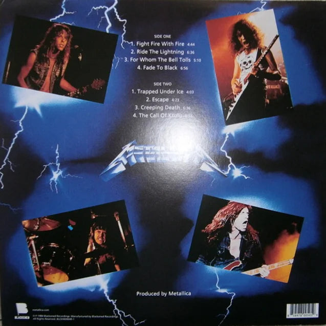 RIDE THE LIGHTNING - REMASTERED - NEW VINYL - 180 gram