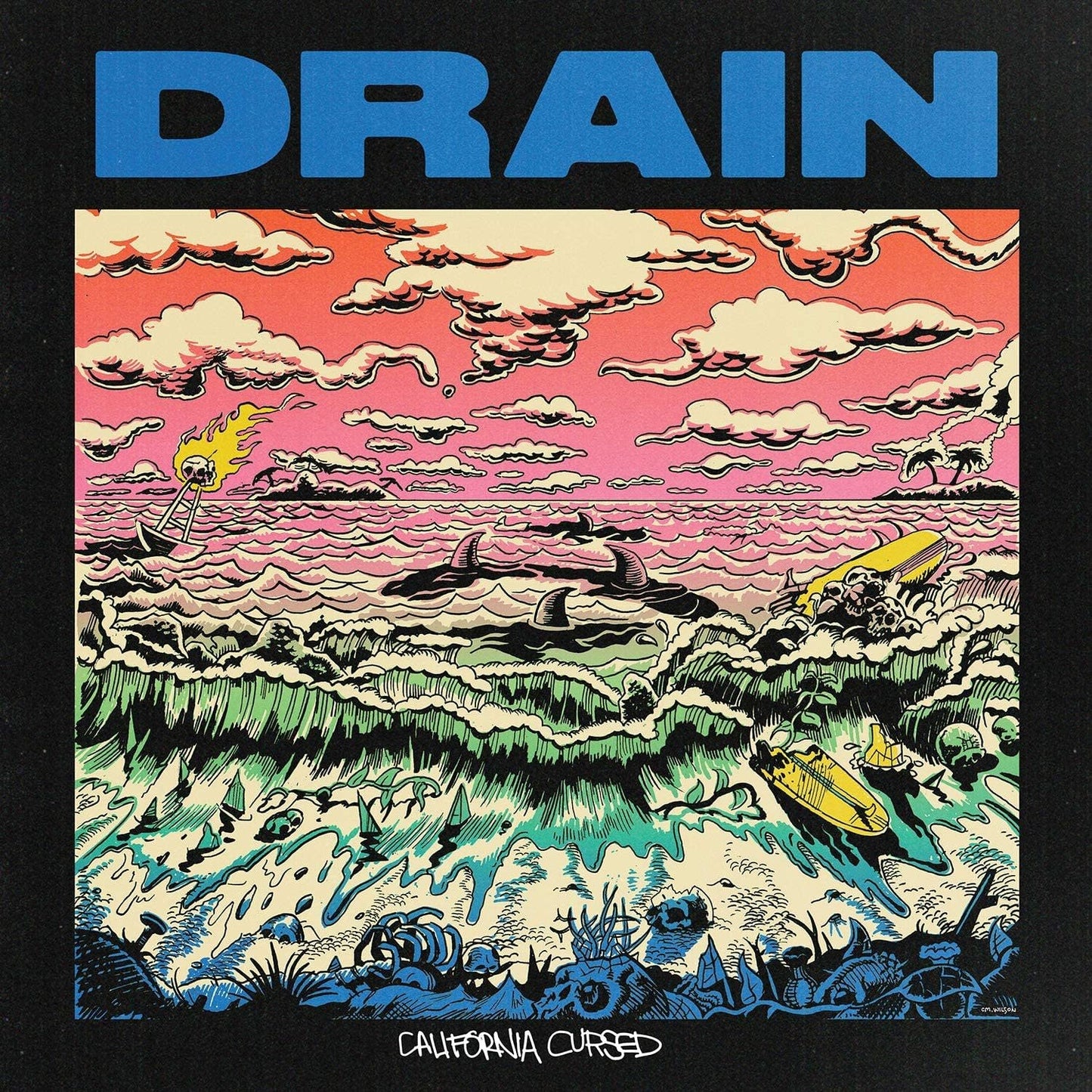 Drain - California cursed (Baby Blue New Vinyl)