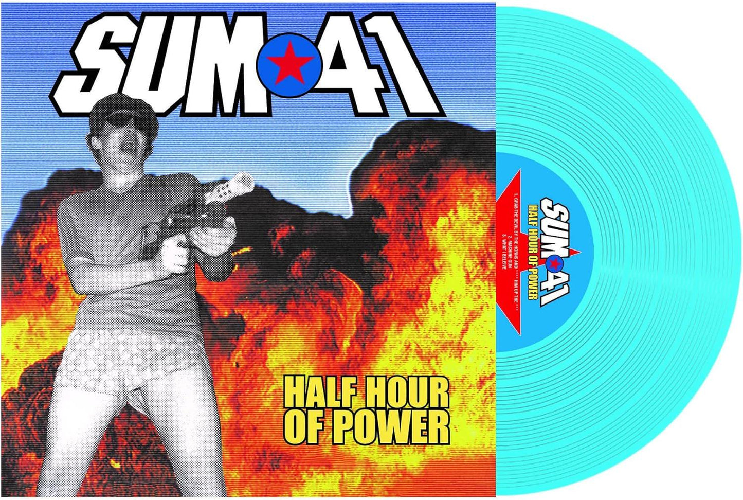 Sum 41 - Half Hour Of Power (Fluorescent Blue Vinyl w/swirl) (New)