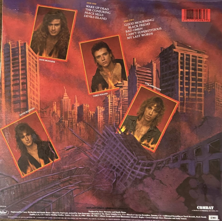 Megadeth - Peace Sells... But Who's Buying? (New vinyl)