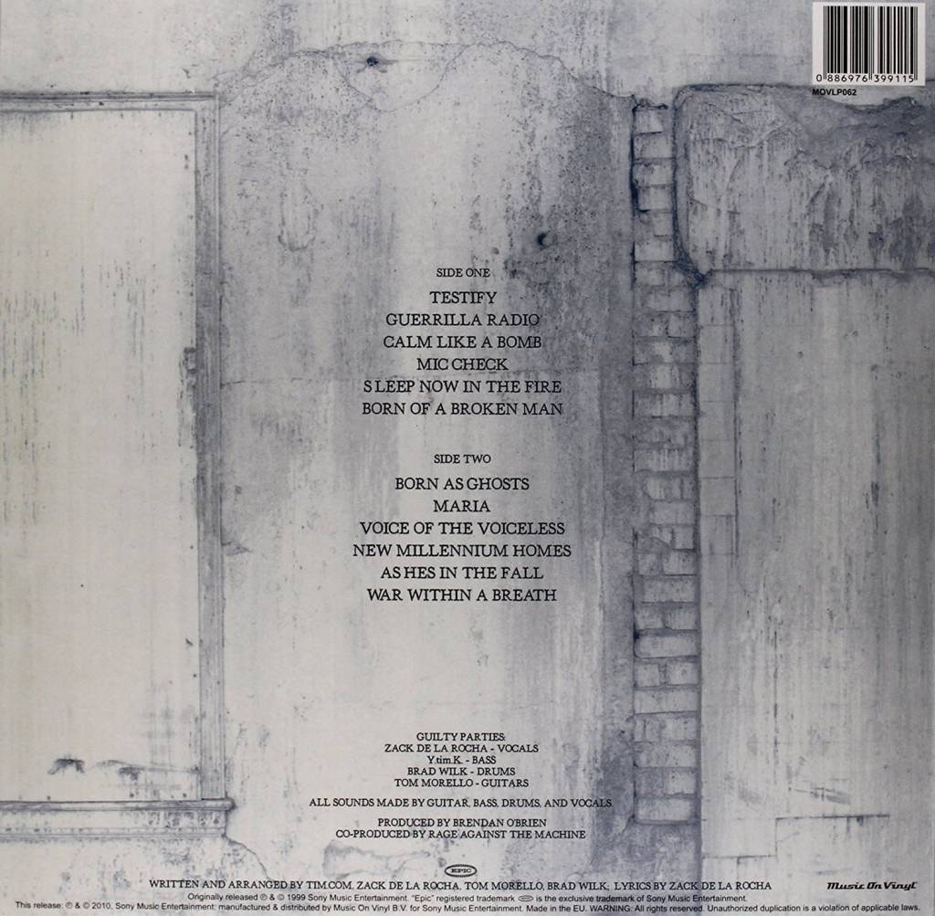 Rage Against The Machine – The Battle Of Los Angeles (New Vinyl)