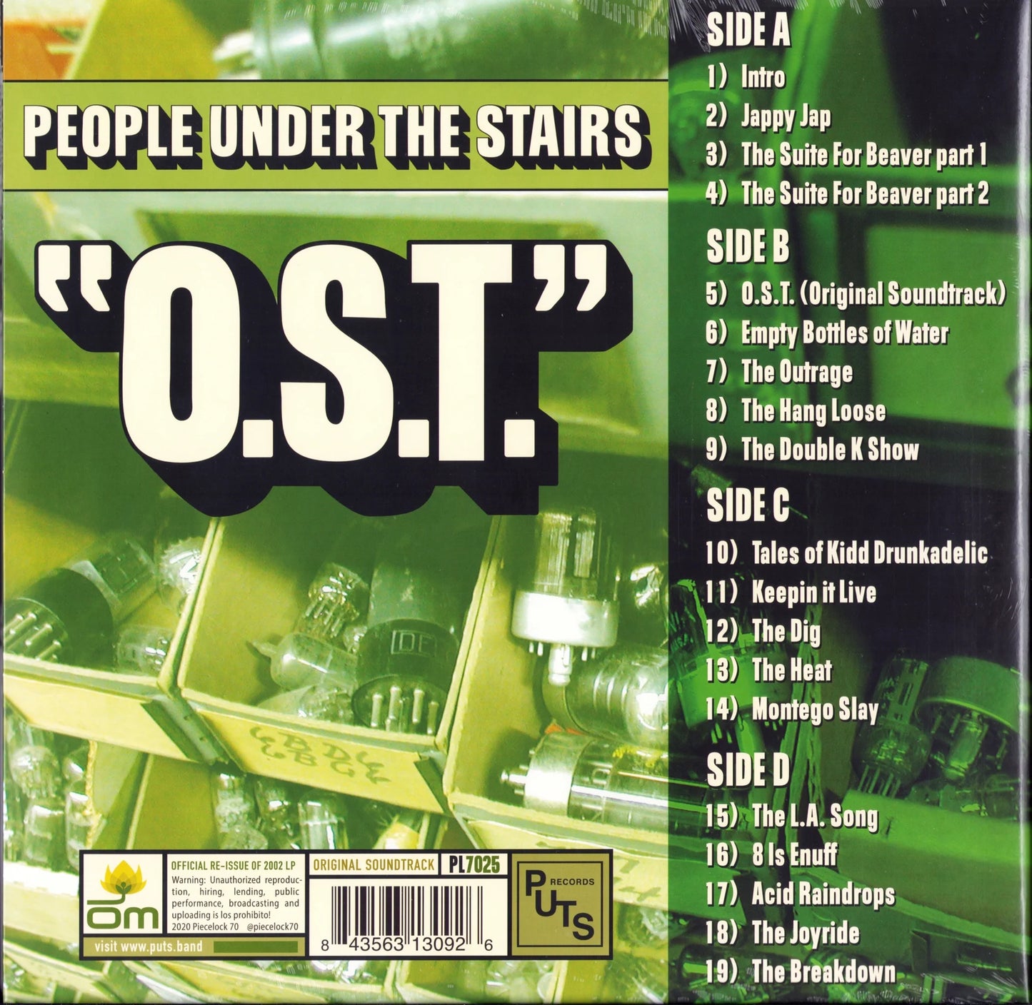 People Under The Stairs - O.S.T. (New vinyl)