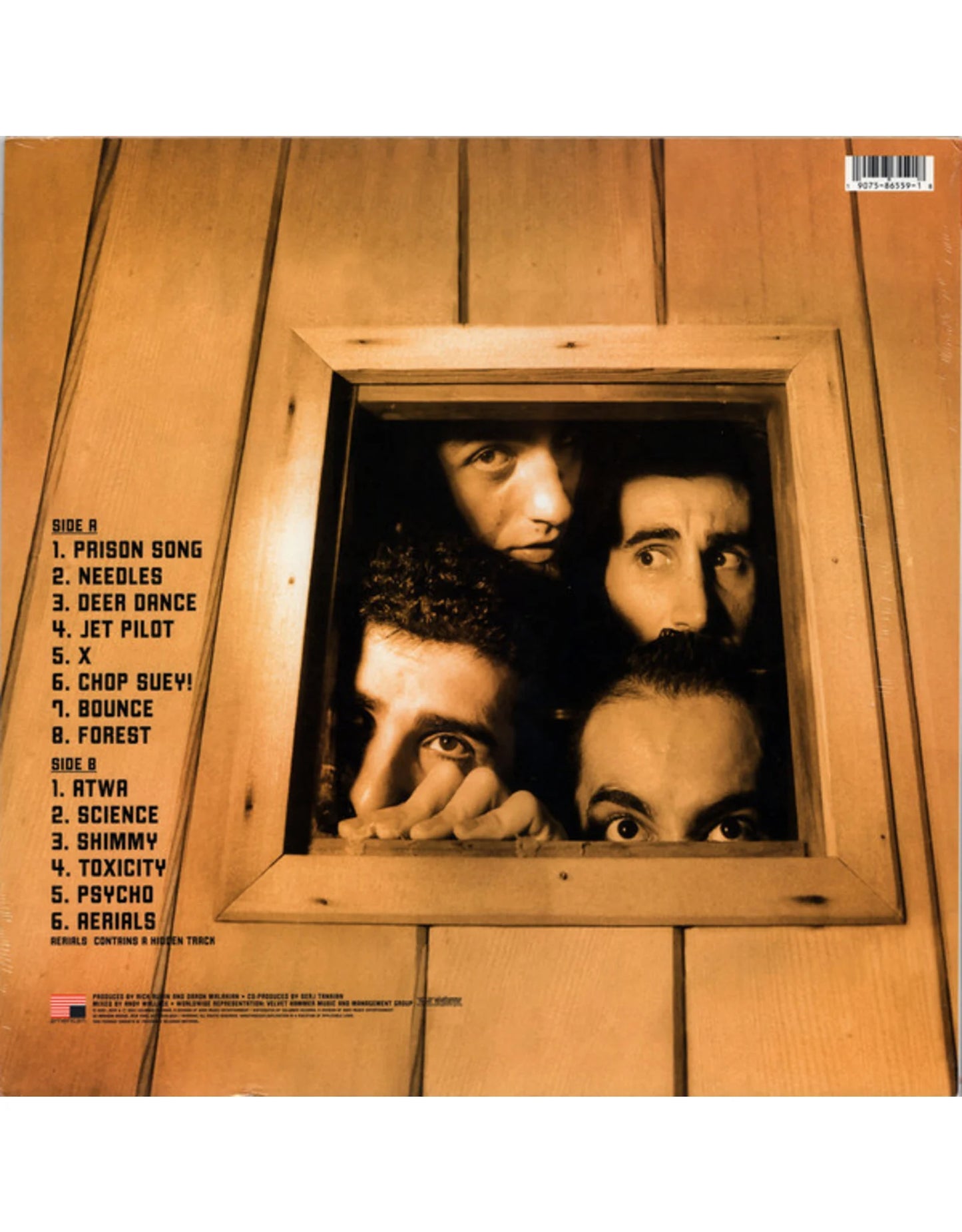 System of a Down - Toxicity (New vinyl)