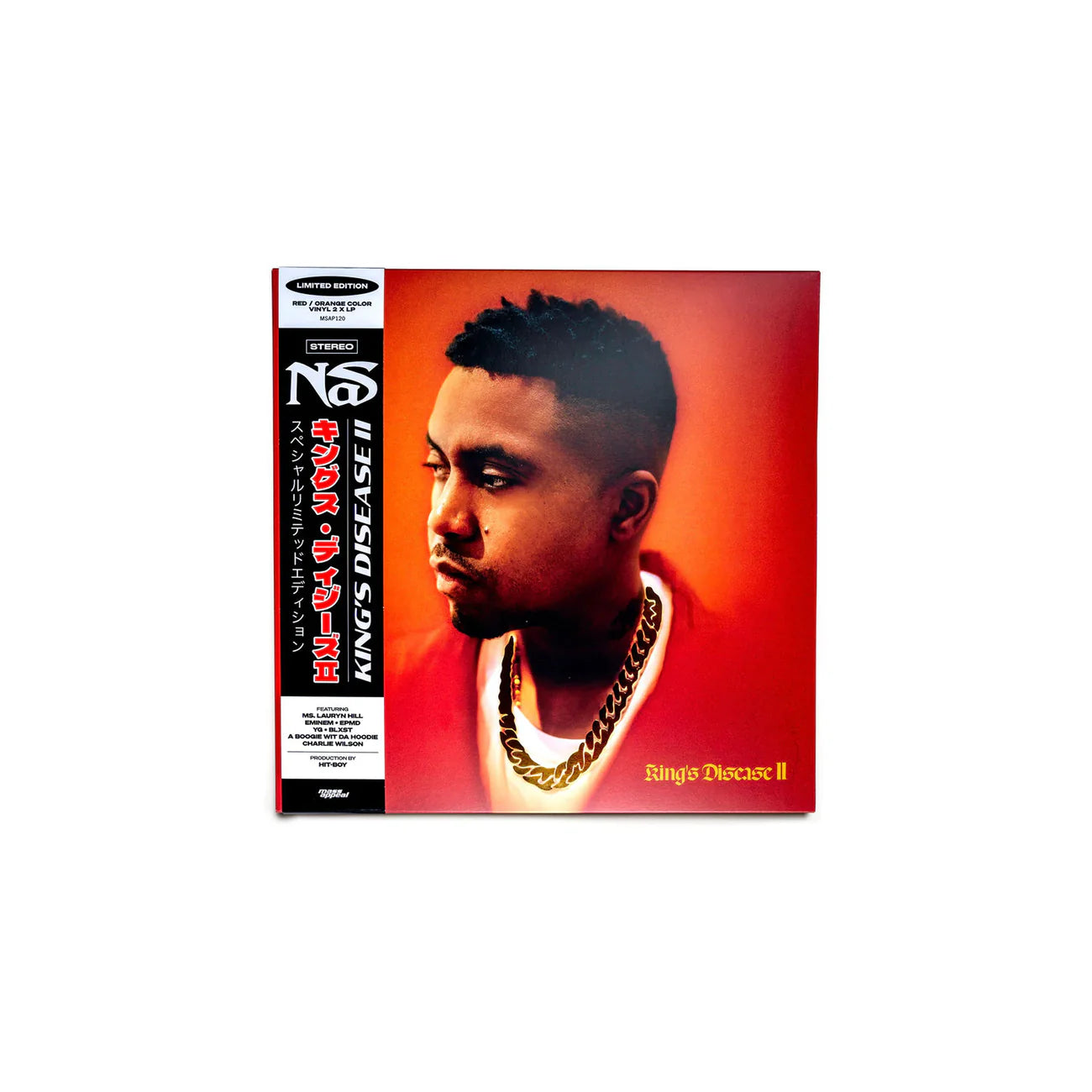 Nas - Kings Disease 2 (2LP, New Red & Tangerine Color Vinyl)