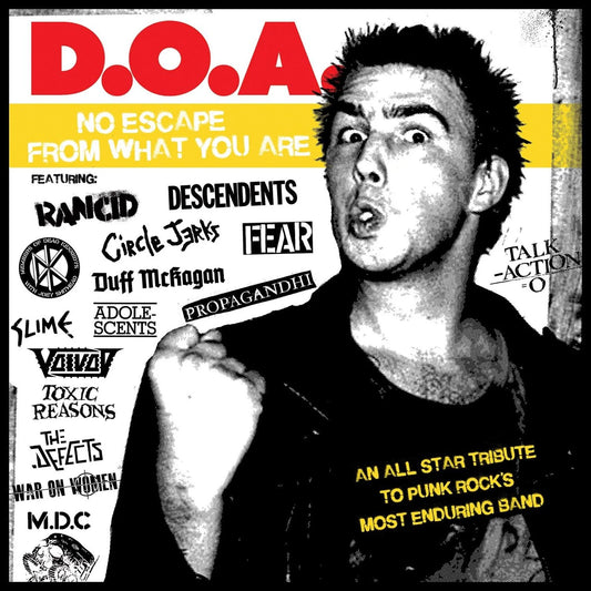 D.O.A. (Tribute, V/A) - No Escape From What You Are (New Orange Vinyl)