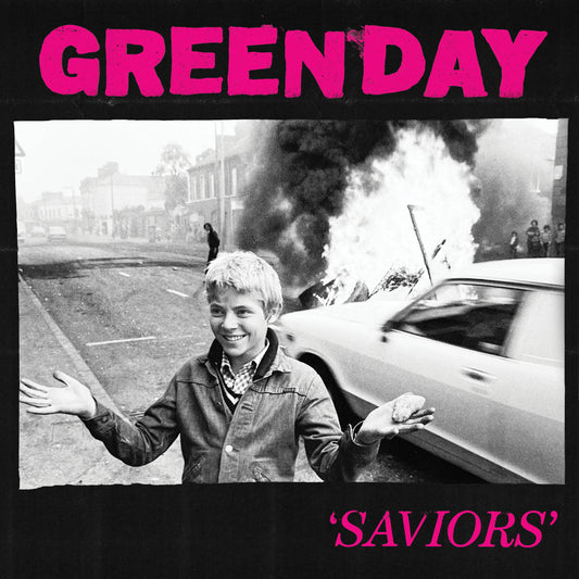 Green day - Saviors (Half black/Half hot pink new vinyl)