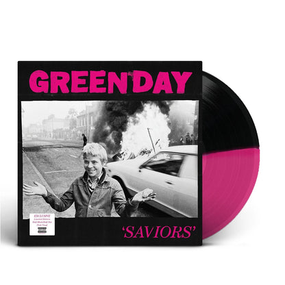 Green day - Saviors (Half black/Half hot pink new vinyl)