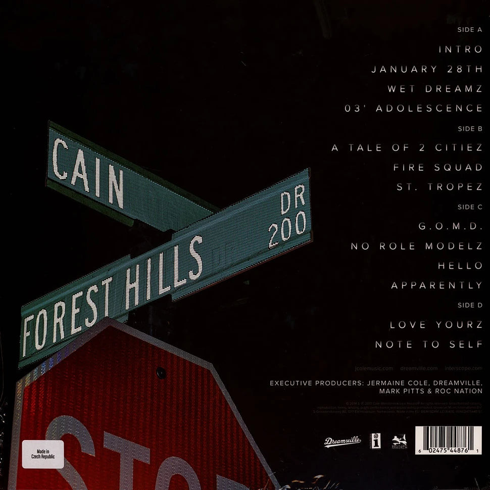 J. Cole - 2014 Forest Hills Drive (10th Anniversary) (New Red Vinyl)