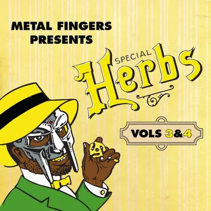 MF Doom - Metal Fingers Presents: Special Herbs Vol 3 & 4 (New Lemon Yellow Vinyl)