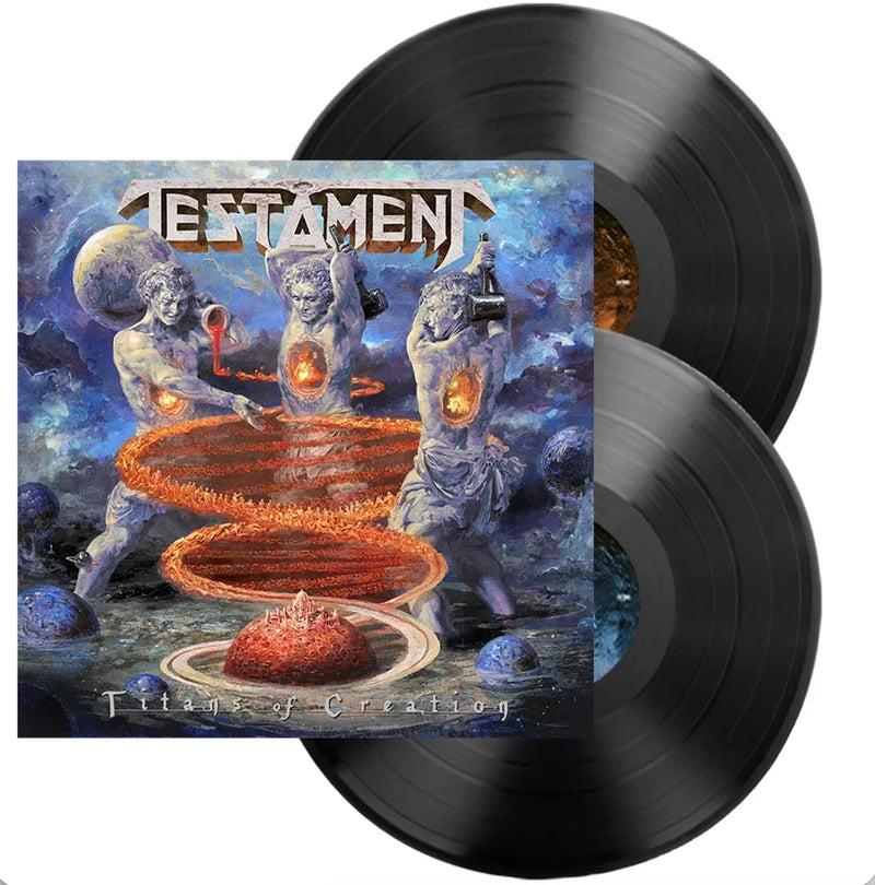 TESTAMENT · Titans of Creation (New Black Vinyl 2LP)