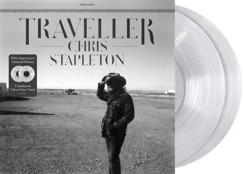 Chris Stapleton - Traveller (2LP, Indie Exclusive, 10th Anniversary, Translucent Ultra Clear New Vinyl)