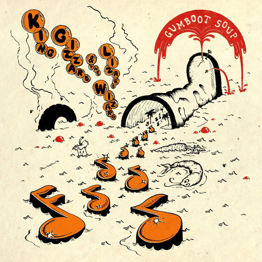 King Gizzard And The Lizard Wizard - Gumboot Soup (New Orange Translucent W/ Red Smoke & Black Splatter Vinyl)