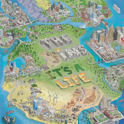 The Jins - It's a life (Blue/Green Planet New Vinyl)