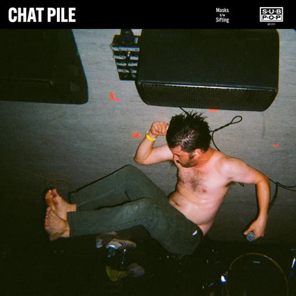 Chat Pile - Masks b/w Sifting (Blue Marble 7" Vinyl)