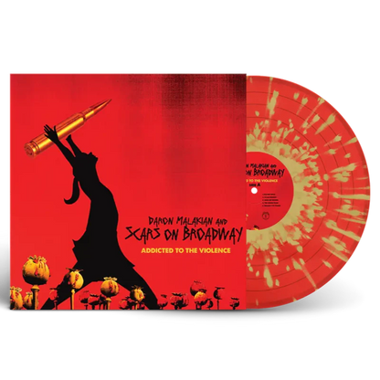 Daron Malakian And Scars On Broadway - Addicted To The Violence (Indie Exclusive New Transparent Red w/ Gold Splatter Vinyl