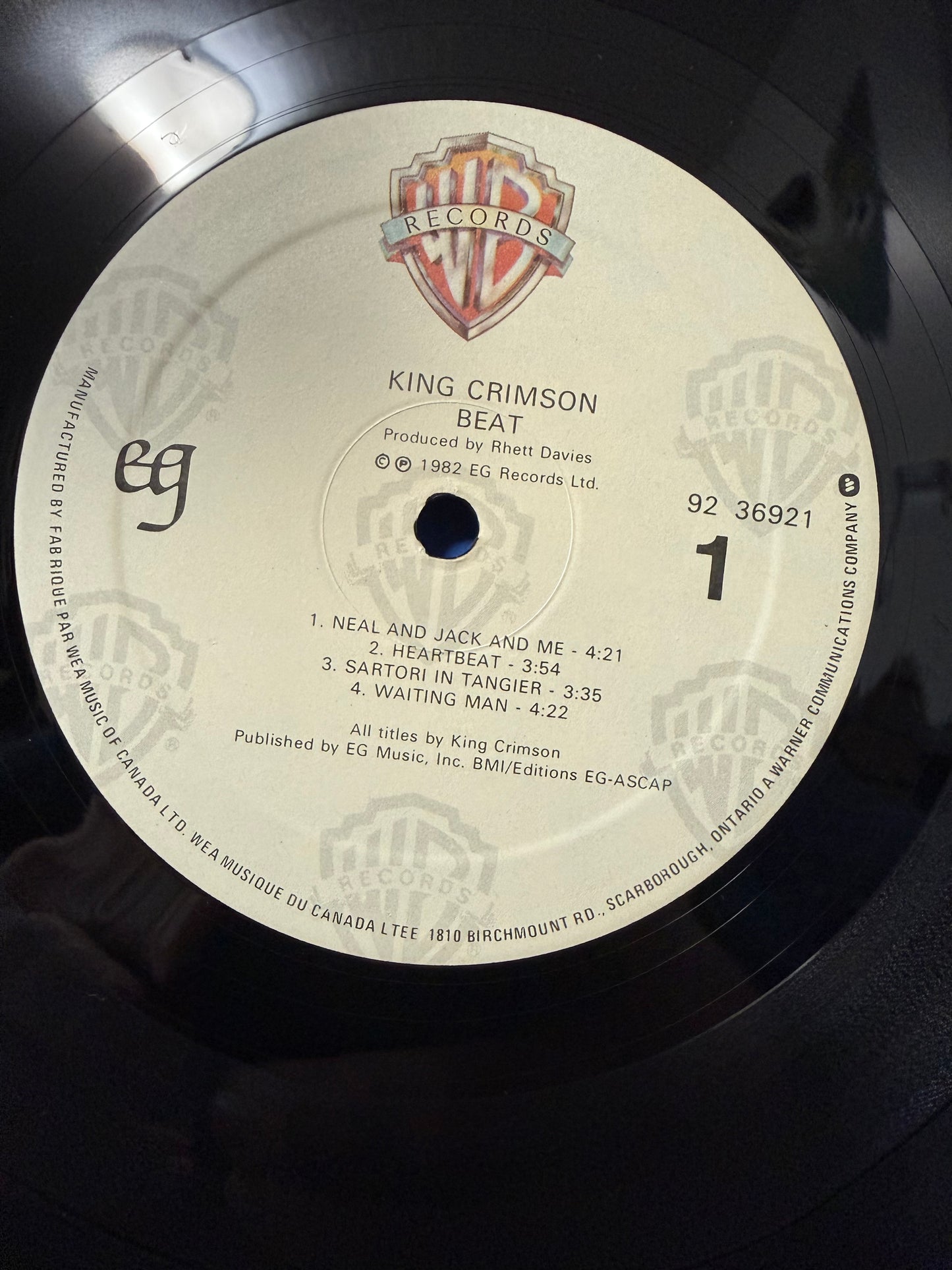 King Crimson – Beat (Used vinyl)