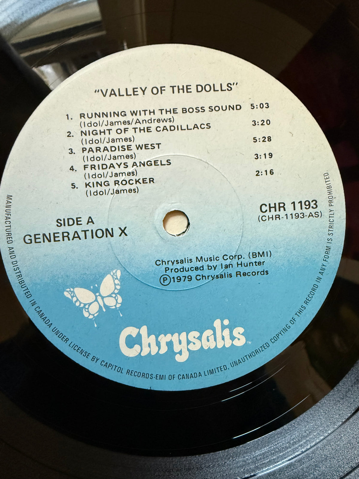 Generation X – Valley Of The Dolls (Used vinyl)