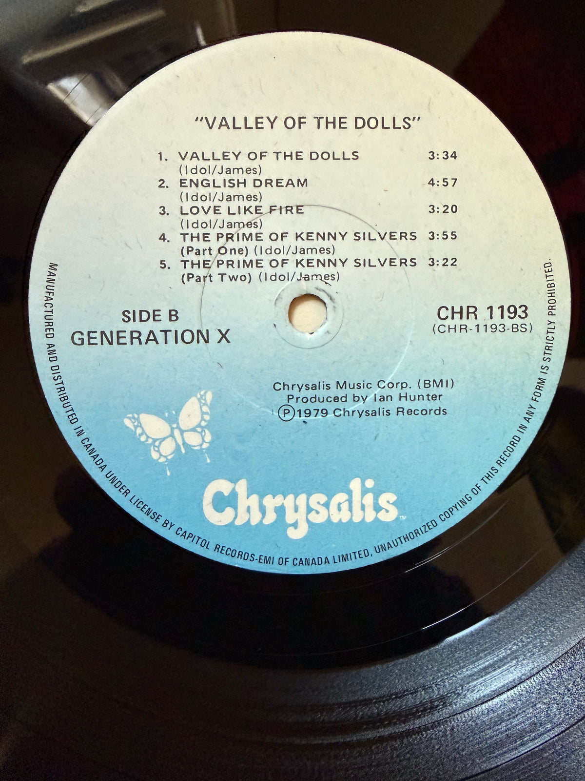 Generation X – Valley Of The Dolls (Used vinyl)
