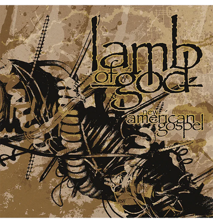 Lamb of God - New American Gospel (Clear Black With White & Gold Splatter Vinyl)