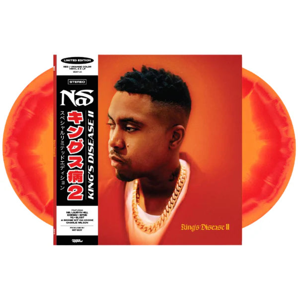 Nas - Kings Disease 2 (2LP, New Red & Tangerine Color Vinyl)