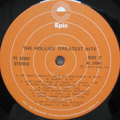The Hollies – The Hollies' Greatest Hits (Used vinyl)