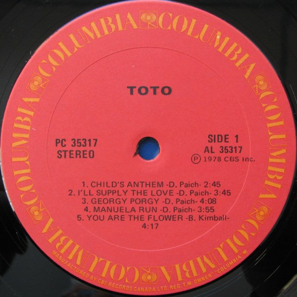 Toto – Toto - Used vinyl