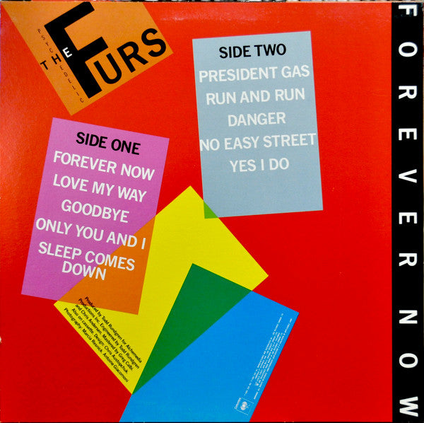 The Psychedelic Furs – Forever Now (Used vinyl)