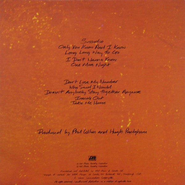 Phil Collins – No Jacket Required (Used vinyl)