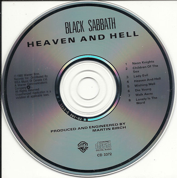 Black Sabbath – Heaven And Hell (Used CD)