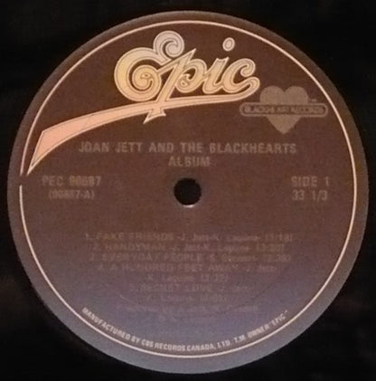 Joan Jett And The Blackhearts – Album (Used vinyl)