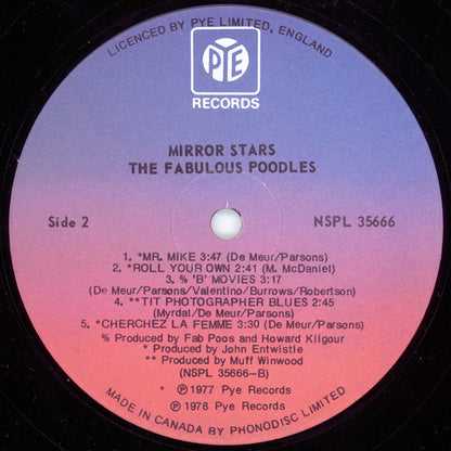 Fabulous Poodles – Mirror Stars (Used vinyl)