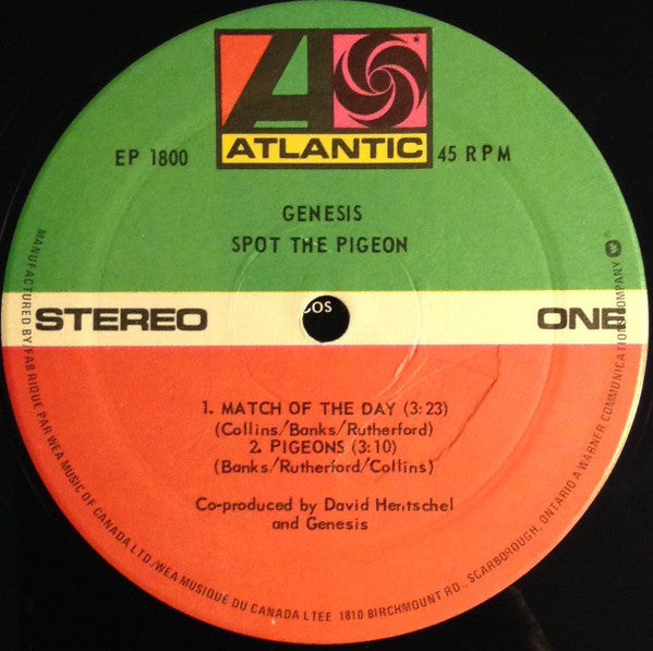 Genesis – Spot The Pigeon (Used vinyl)