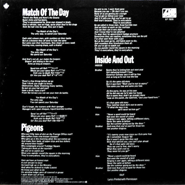 Genesis – Spot The Pigeon (Used vinyl)