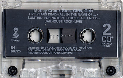 Mötley Crüe ‎– Girls, Girls, Girls (Used cassette)