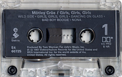 Mötley Crüe ‎– Girls, Girls, Girls (Used cassette)