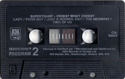 Supertramp – Crisis? What Crisis? (Used cassette)