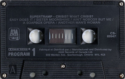 Supertramp – Crisis? What Crisis? (Used cassette)