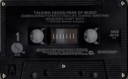 Talking Heads – Fear Of Music (Used cassette)