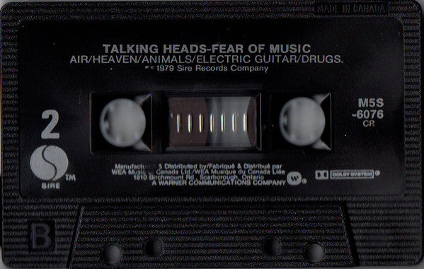 Talking Heads – Fear Of Music (Used cassette)