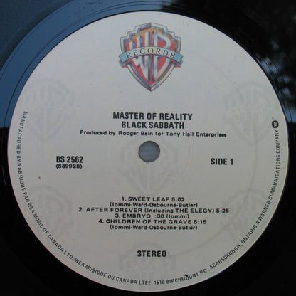 Black Sabbath – Master Of Reality (Used vinyl)