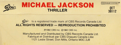 Michael Jackson – Thriller (Used cassette)