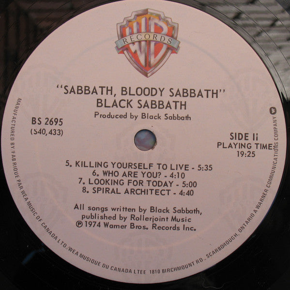 Black Sabbath – Sabbath Bloody Sabbath (Used vinyl)