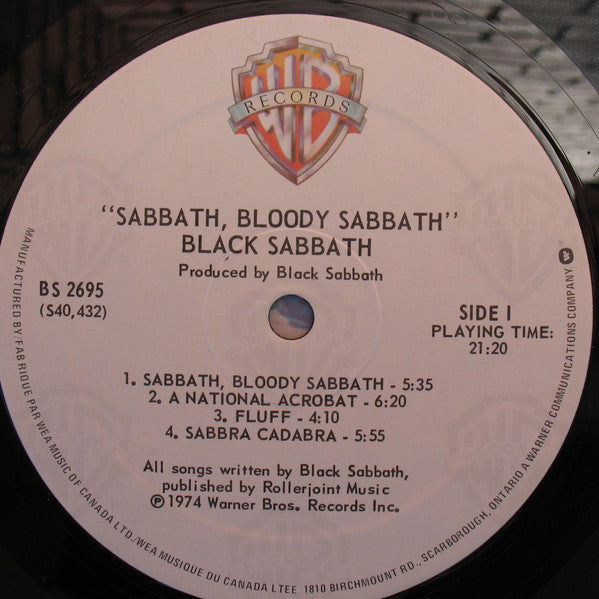 Black Sabbath – Sabbath Bloody Sabbath (Used vinyl)